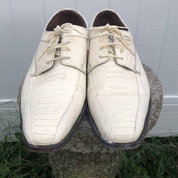 Stacy Adams Men’s Ivory Dress Up Shoes Size : 12M - Picture 7 of 13